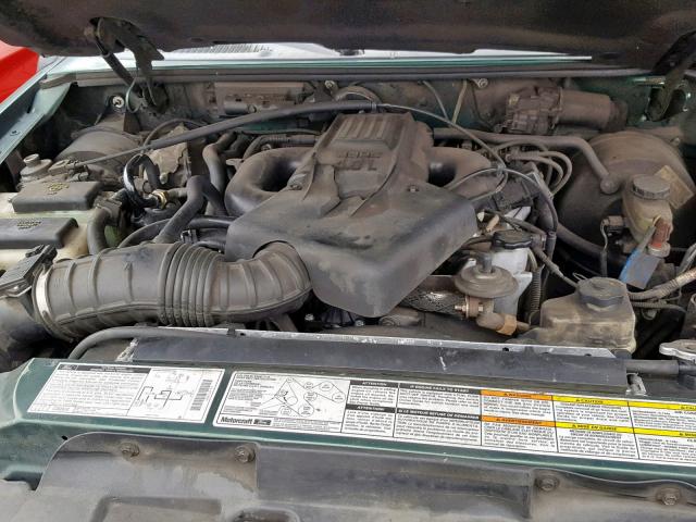 1FMZU63E7YZB37610 - 2000 FORD EXPLORER X GREEN photo 7