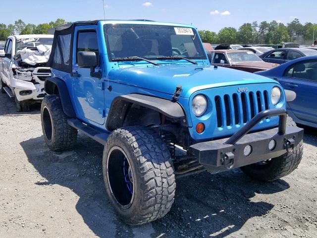 1J4AA2D18AL137214 - 2010 JEEP WRANGLER S BLUE photo 1