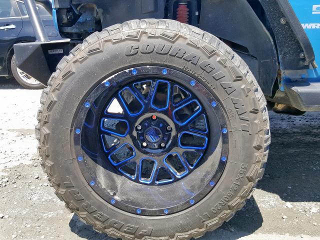 1J4AA2D18AL137214 - 2010 JEEP WRANGLER S BLUE photo 9