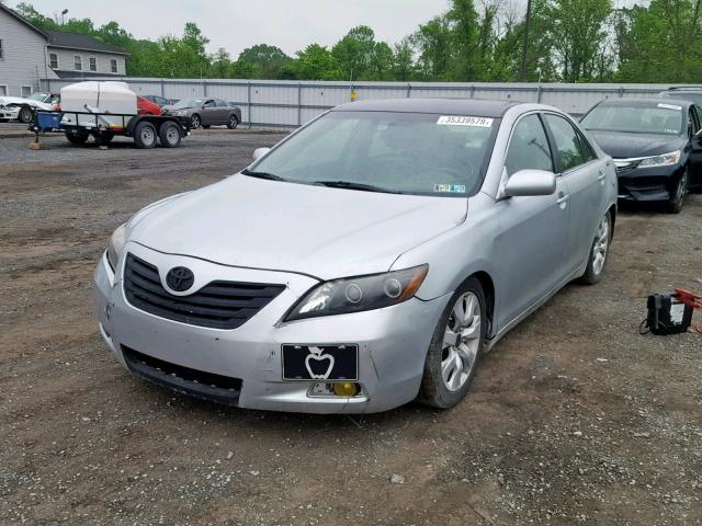 4T1BE46K17U068218 - 2007 TOYOTA CAMRY NEW SILVER photo 2