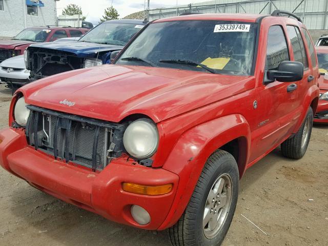 1J4GL58K94W144880 - 2004 JEEP LIBERTY LI RED photo 2