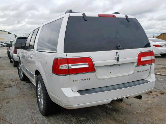 5LMJJ3J50AEJ08015 - 2010 LINCOLN NAVIGATOR 白色 照片 3
