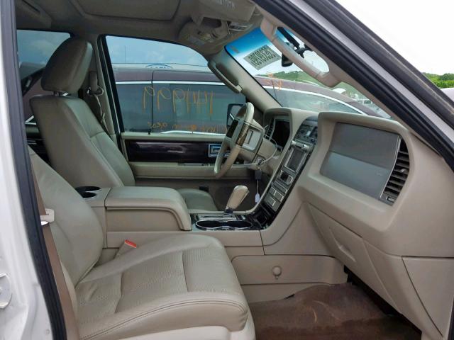5LMJJ3J50AEJ08015 - 2010 LINCOLN NAVIGATOR 白色 照片 5
