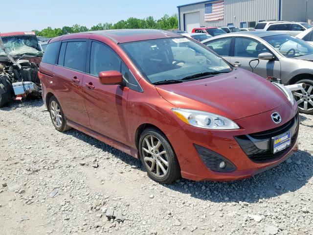 JM1CW2DL5C0109943 - 2012 MAZDA 5 RED photo 1