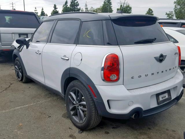 WMWZC3C57EWP29816 - 2014 MINI COOPER S C WHITE photo 3