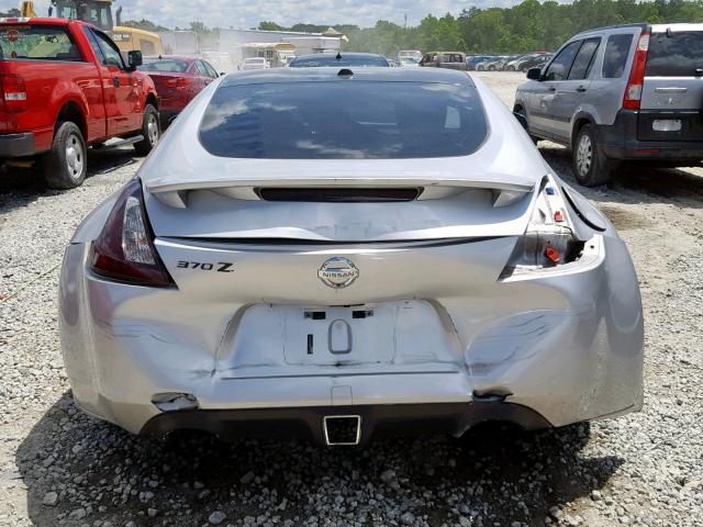 JN1AZ4EH6BM551001 - 2011 NISSAN 370Z BASE SILVER photo 9