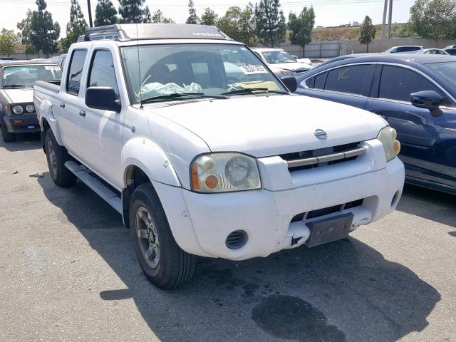 1N6ED27T74C445620 - 2004 NISSAN FRONTIER C WHITE photo 1