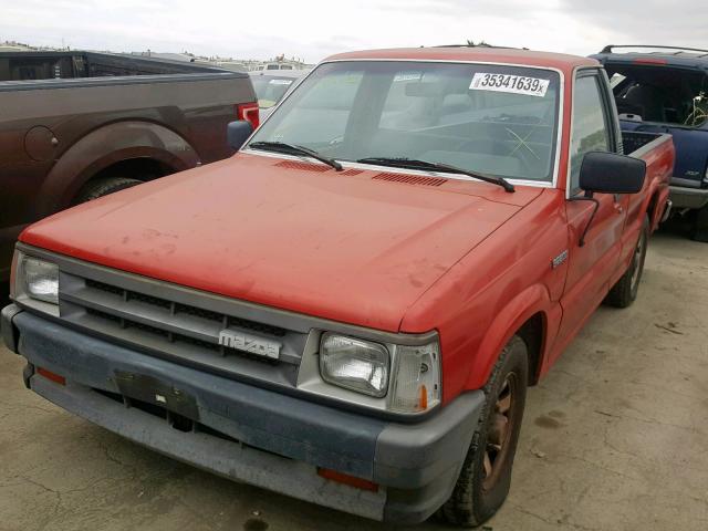 JM2UF1139K0808683 - 1989 MAZDA B2200 SHOR RED photo 2