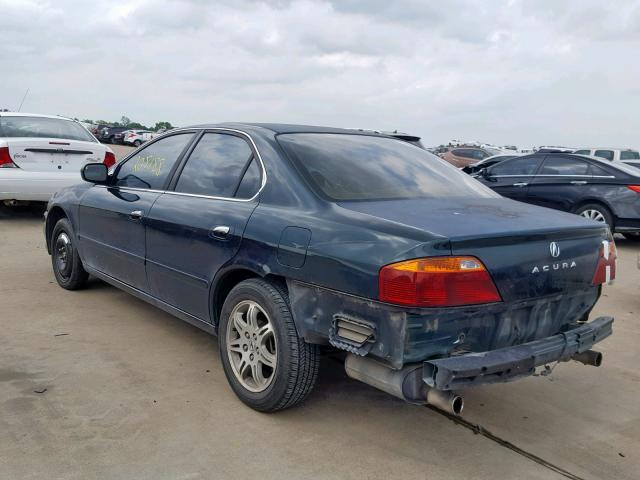 19UUA56711A006886 - 2001 ACURA 3.2TL GREEN photo 3