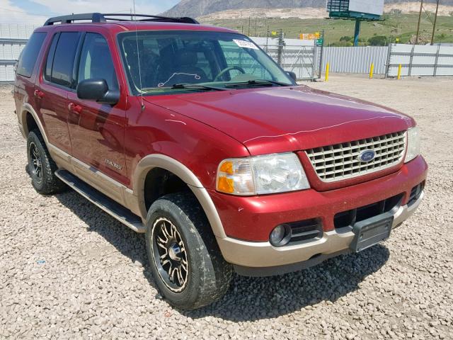 1FMZU74W65ZA58728 - 2005 FORD EXPLORER E RED photo 1