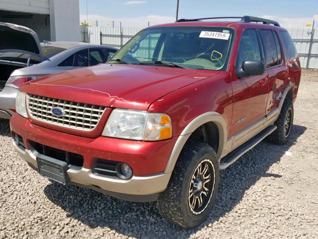 1FMZU74W65ZA58728 - 2005 FORD EXPLORER E RED photo 2