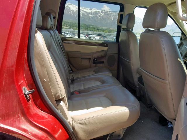 1FMZU74W65ZA58728 - 2005 FORD EXPLORER E RED photo 6