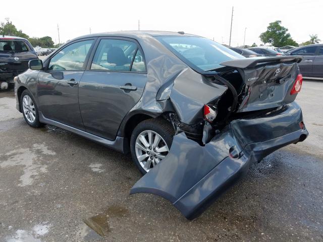 2T1BU4EEXAC459990 - 2010 TOYOTA COROLLA BASE  photo 3