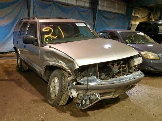 1GNDT13W412143514 - 2001 CHEVROLET BLAZER TAN photo 1