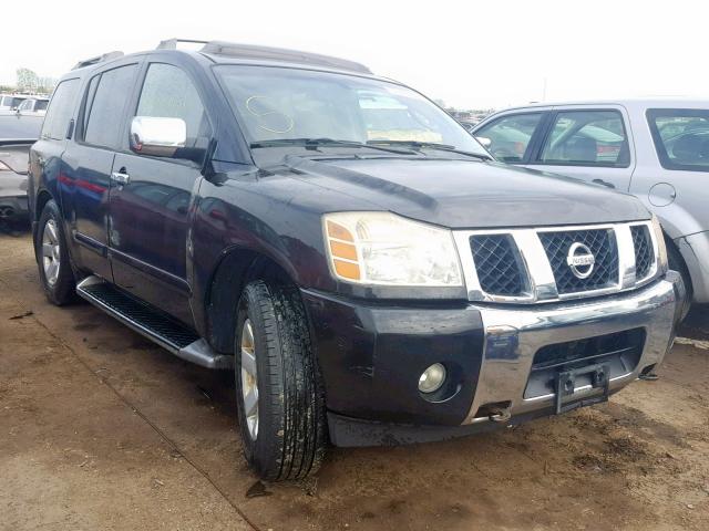 5N1AA08B34N723255 - 2004 NISSAN ARMADA SE BLACK photo 1