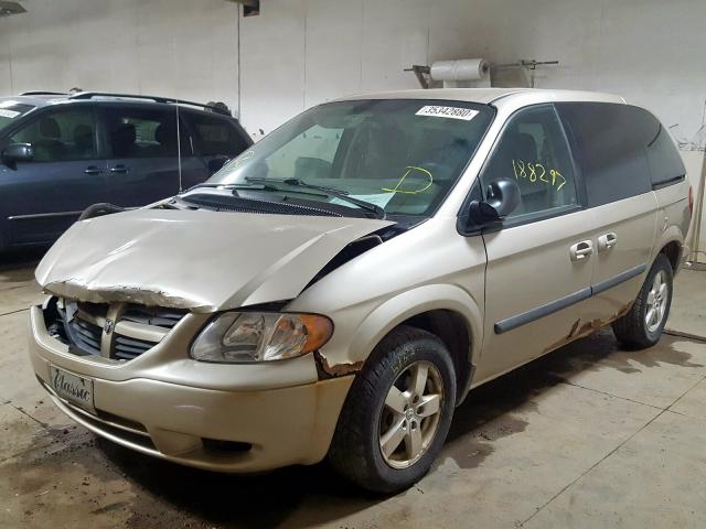 1D4GP45R26B518619 - 2006 DODGE CARAVAN SXT  photo 2