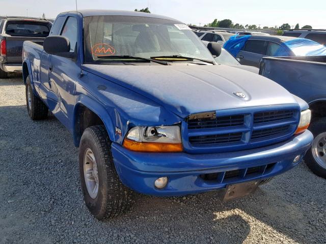 1B7GG22Y6XS180950 - 1999 DODGE DAKOTA BLUE photo 1