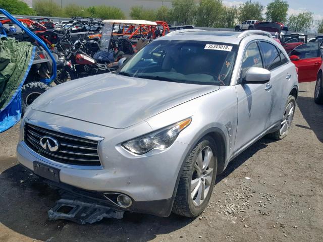 JN8AS1MU0CM122263 - 2012 INFINITI FX35 SILVER photo 2