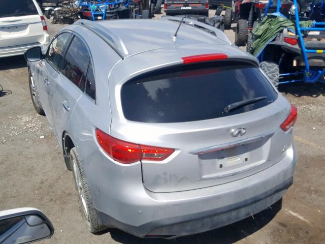 JN8AS1MU0CM122263 - 2012 INFINITI FX35 SILVER photo 3