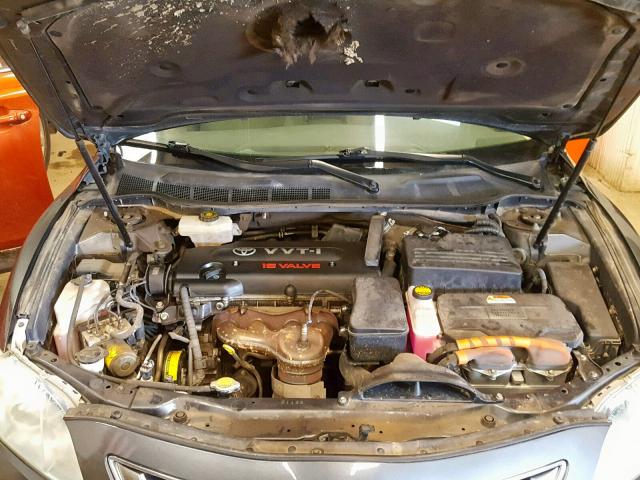 4T1BB46K68U047326 - 2008 TOYOTA CAMRY HYBR GRAY photo 7