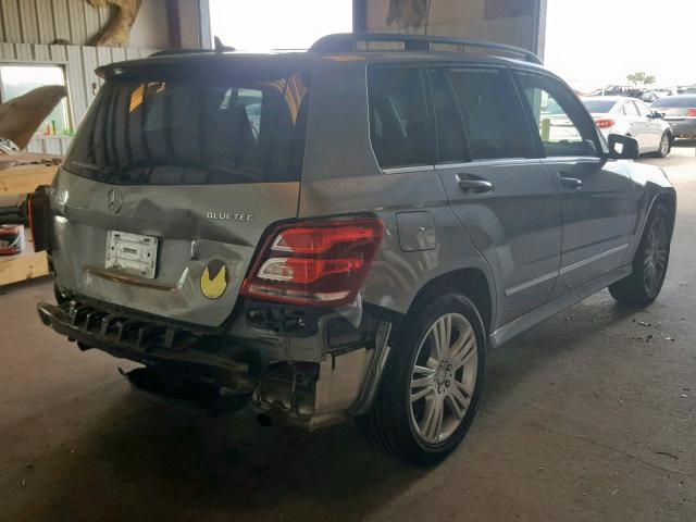 WDCGG0EB8EG308305 - 2014 MERCEDES-BENZ GLK 250 BL GRAY photo 4