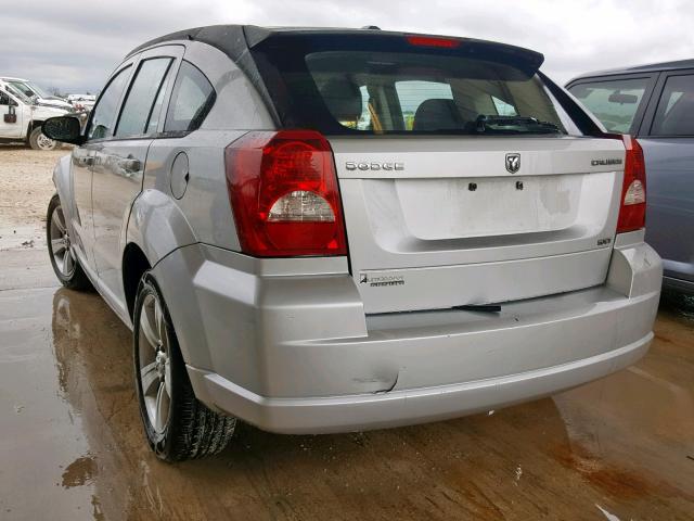 1B3CB4HA5AD533193 - 2010 DODGE CALIBER SX SILVER photo 3