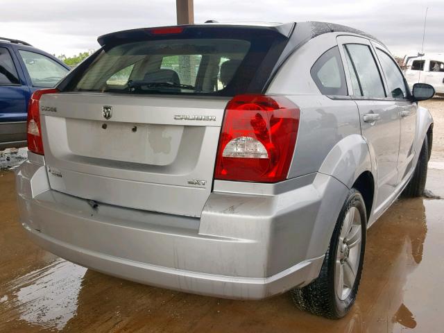 1B3CB4HA5AD533193 - 2010 DODGE CALIBER SX SILVER photo 4