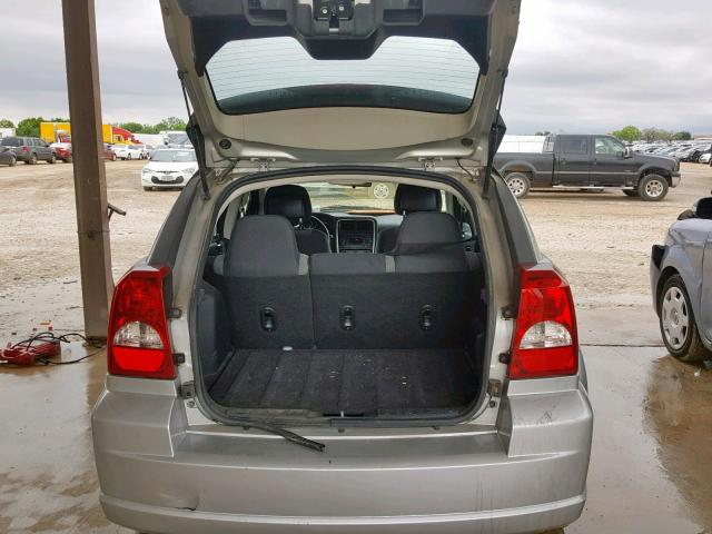 1B3CB4HA5AD533193 - 2010 DODGE CALIBER SX SILVER photo 9