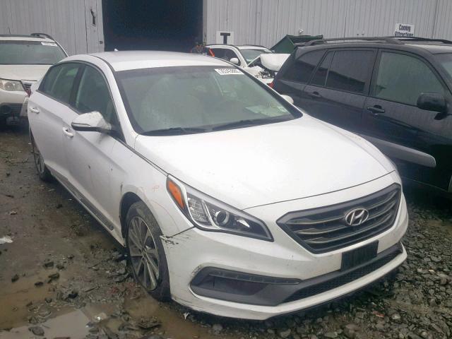 5NPE34AF8FH109065 - 2015 HYUNDAI SONATA SPO WHITE photo 1