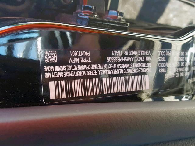 ZACCJAAB5HPE83605 - 2017 JEEP RENEGADE S 黑色 照片 10