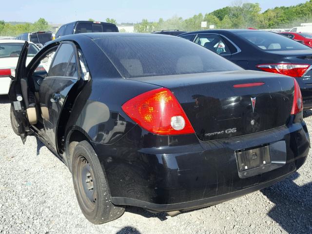 1G2ZF58B274263493 - 2007 PONTIAC G6 VALUE L BLACK photo 3