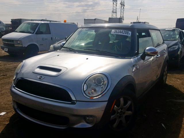 WMWMM33509TP91136 - 2009 MINI COOPER S C SILVER photo 2