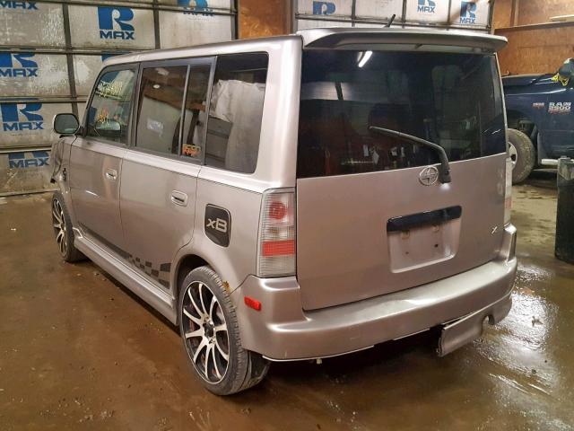 JTLKT334350200415 - 2005 TOYOTA SCION XB 灰色 照片 3