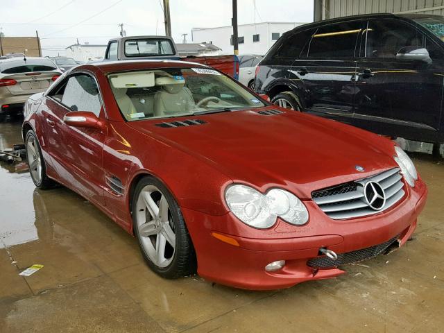 WDBSK75F45F104065 - 2005 MERCEDES-BENZ SL 500 MAROON photo 1