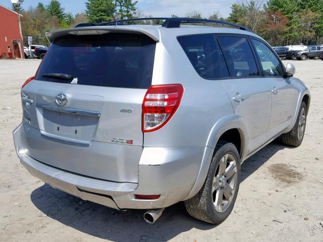 JTMRF4DV5A5032157 - 2010 TOYOTA RAV4 SPORT GRAY photo 4