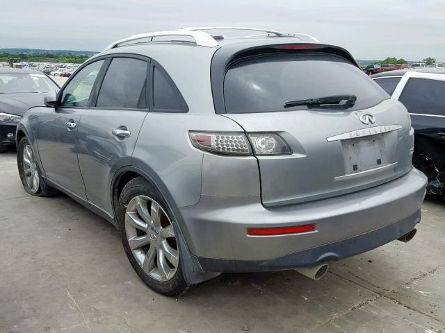 JNRAS08UX5X108341 - 2005 INFINITI FX35 GRAY photo 3