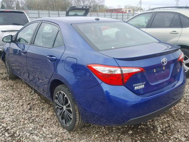 2T1BURHE8GC713617 - 2016 TOYOTA COROLLA L BLUE photo 3