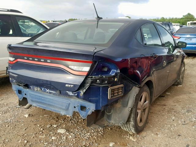 1C3CDFBB6GD613525 - 2016 DODGE DART SXT BLUE photo 4