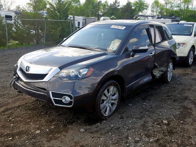 5J8TB1H5XAA002784 - 2010 ACURA RDX TECHNO GRAY photo 2