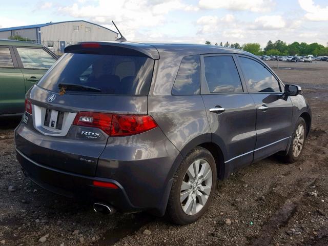 5J8TB1H5XAA002784 - 2010 ACURA RDX TECHNO GRAY photo 4