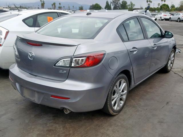 JM1BL1S54A1320142 - 2010 MAZDA 3 S SILVER photo 4