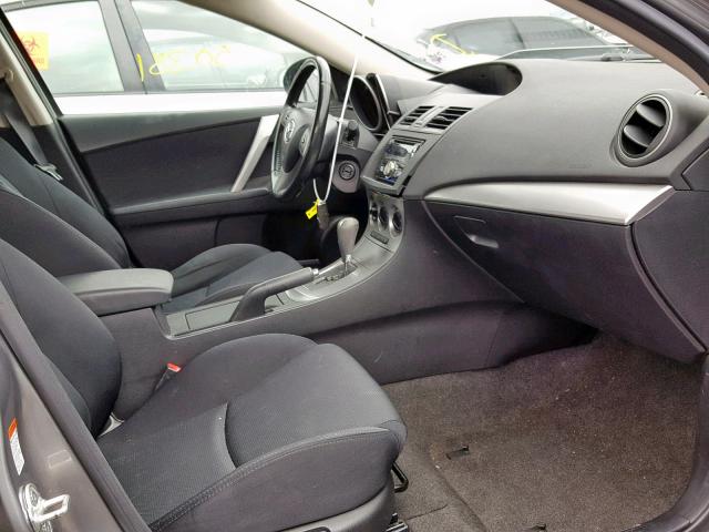 JM1BL1S54A1320142 - 2010 MAZDA 3 S SILVER photo 5