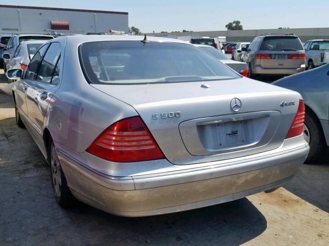 WDBNG84JX6A469178 - 2006 MERCEDES-BENZ S 500 4MAT SILVER photo 3