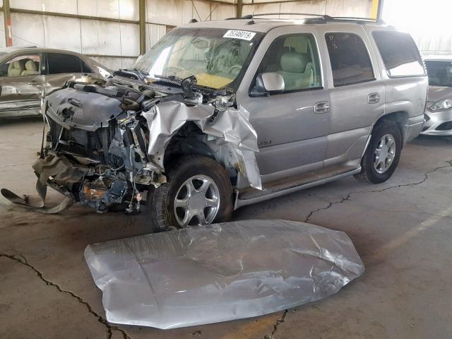 1GKEK63U14J218650 - 2004 GMC YUKON DENA SILVER photo 2