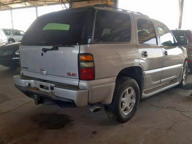 1GKEK63U14J218650 - 2004 GMC YUKON DENA SILVER photo 4