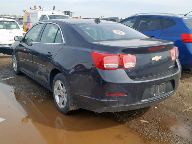 1G11B5SL9EF195984 - 2014 CHEVROLET MALIBU LS BLACK photo 3