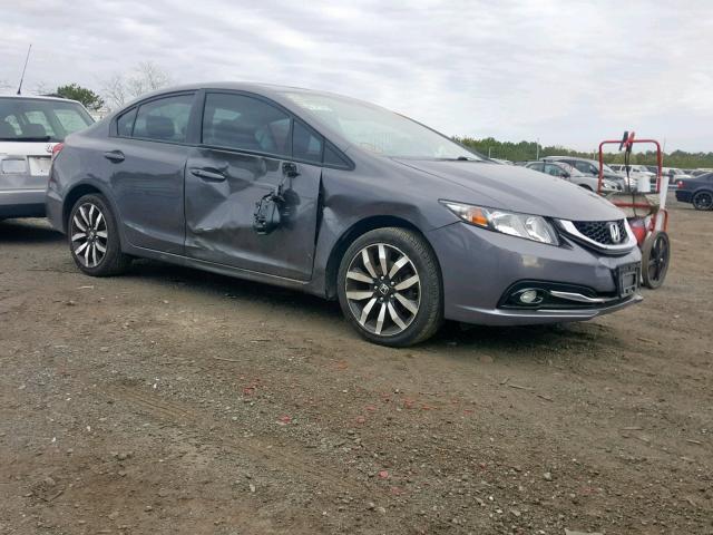 19XFB2F90FE244138 - 2015 HONDA CIVIC EXL 灰色 照片 1