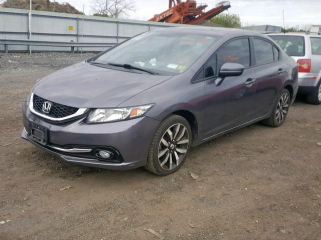 19XFB2F90FE244138 - 2015 HONDA CIVIC EXL 灰色 照片 2