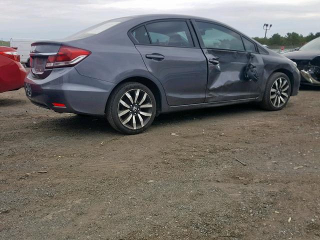 19XFB2F90FE244138 - 2015 HONDA CIVIC EXL 灰色 照片 4