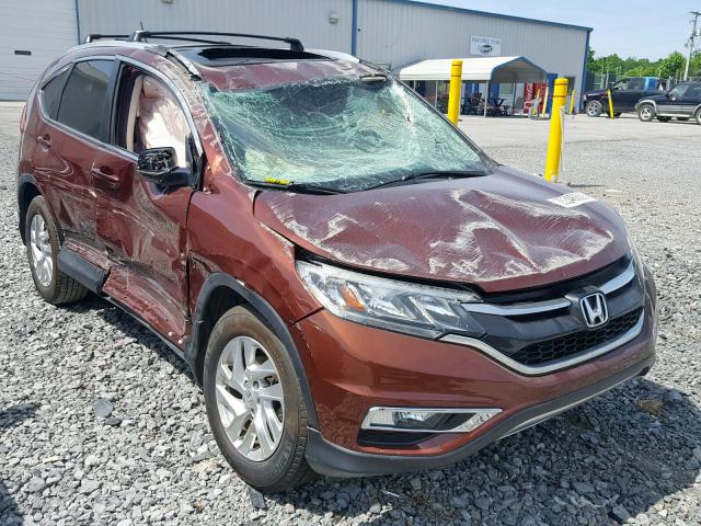 5J6RM3H72FL023909 - 2015 HONDA CR-V EXL BROWN photo 1